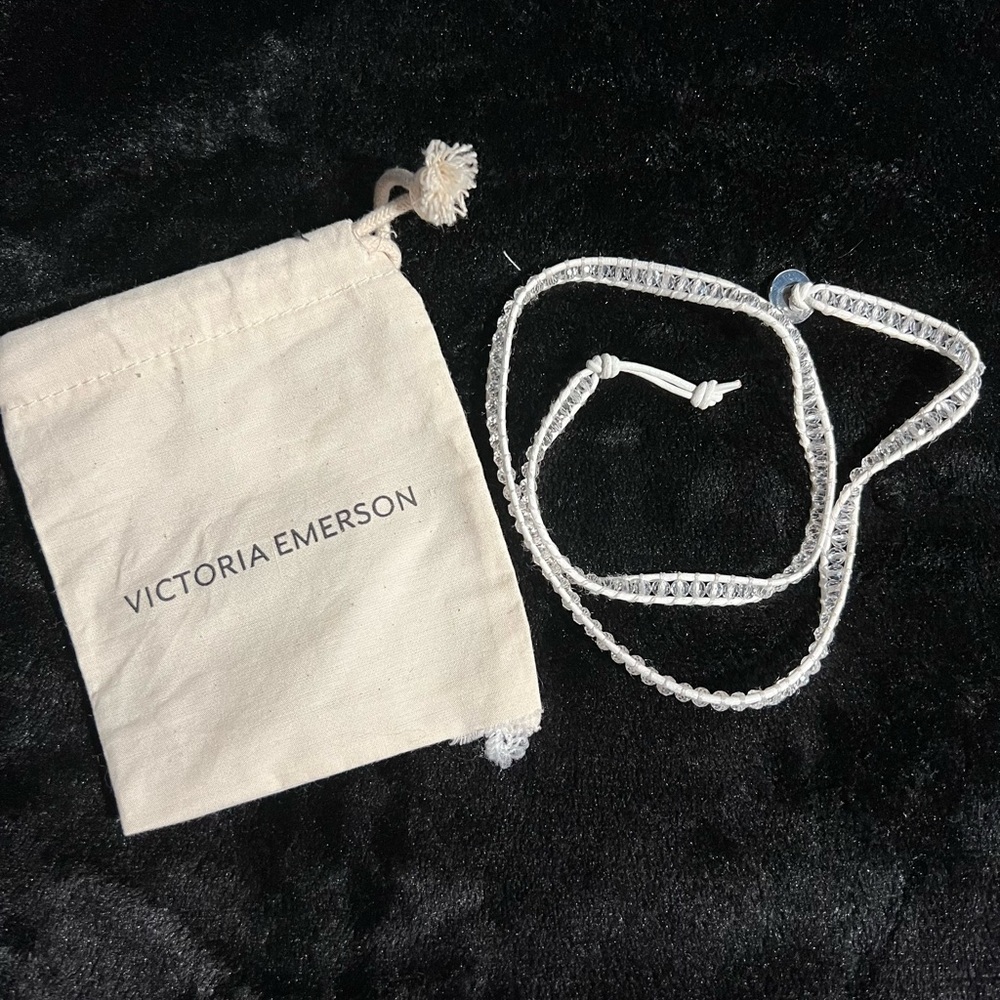 Victoria Emerson White Wrap Bracelet